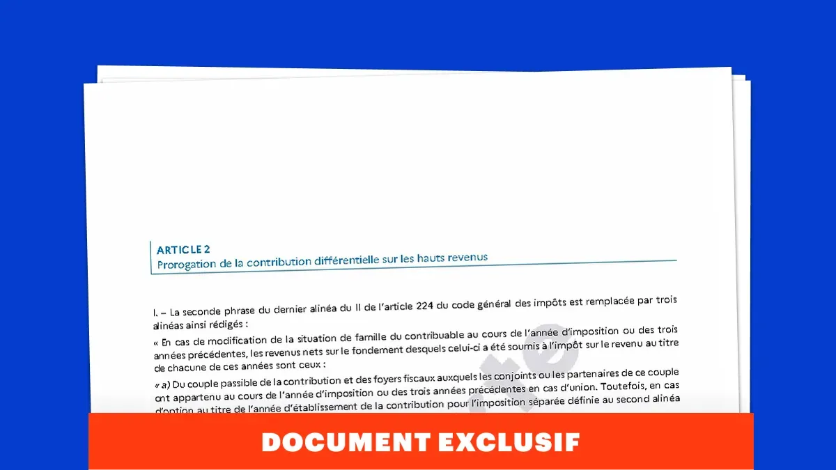 La partie recettes de l’avant-projet de loi de finances pour 2026